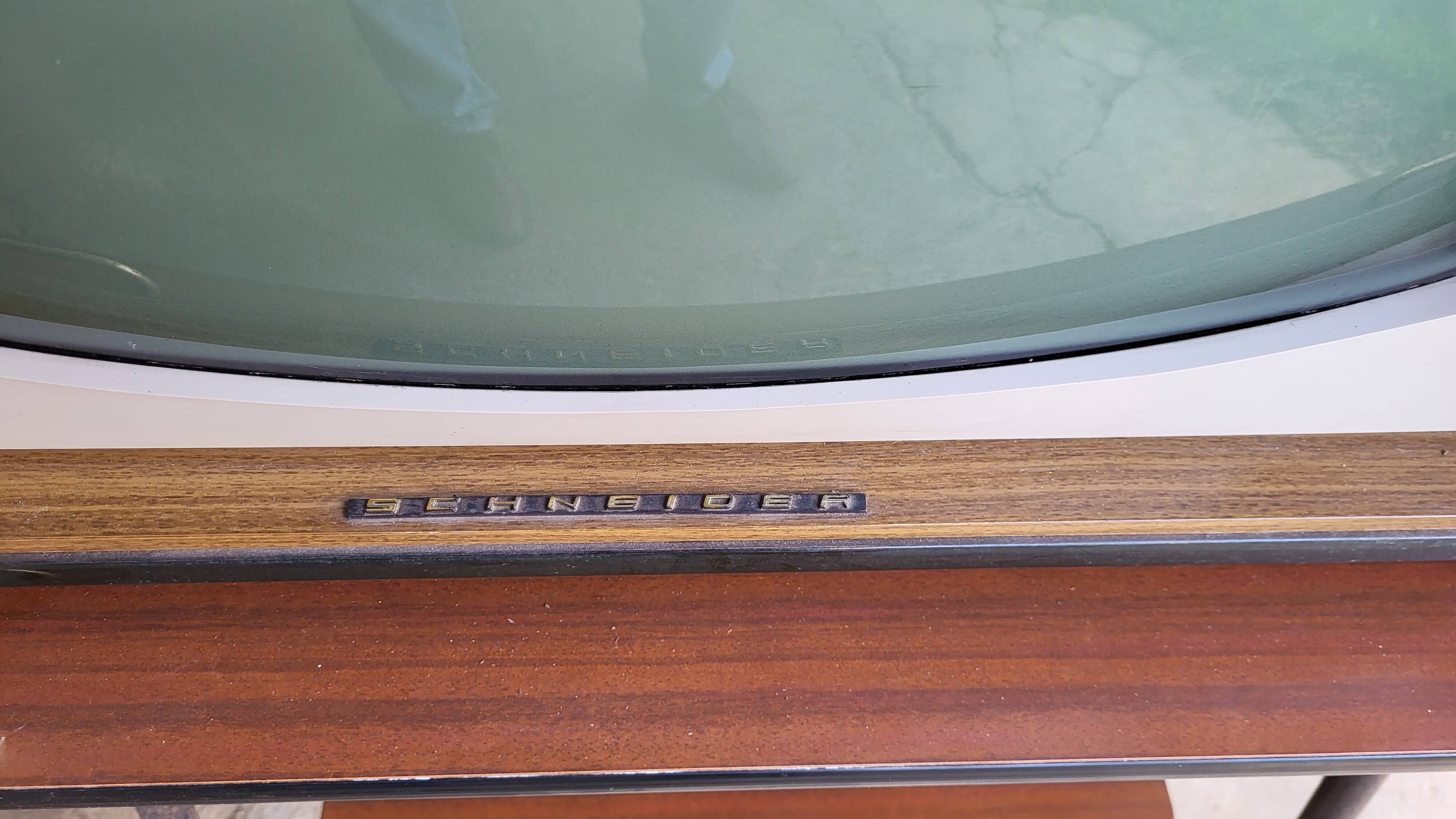 Vintage television & its furniture