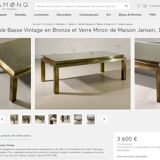 Maison Jansen - Magnificent Neo-Classical Art-Deco coffee table Maison Jansen