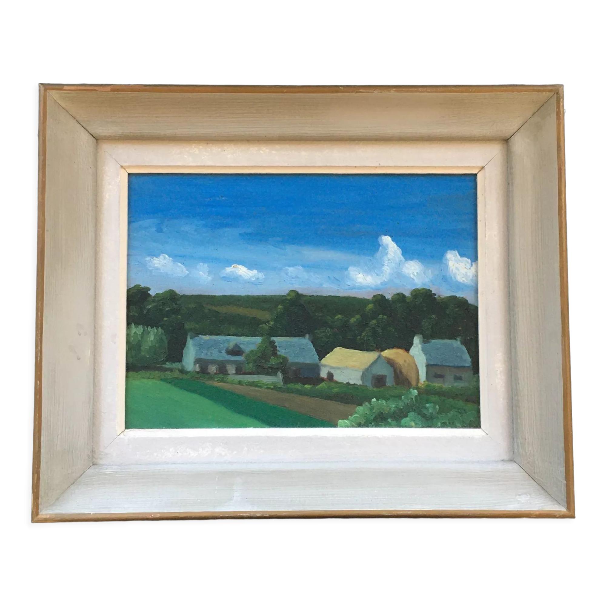 Countryside landscape table