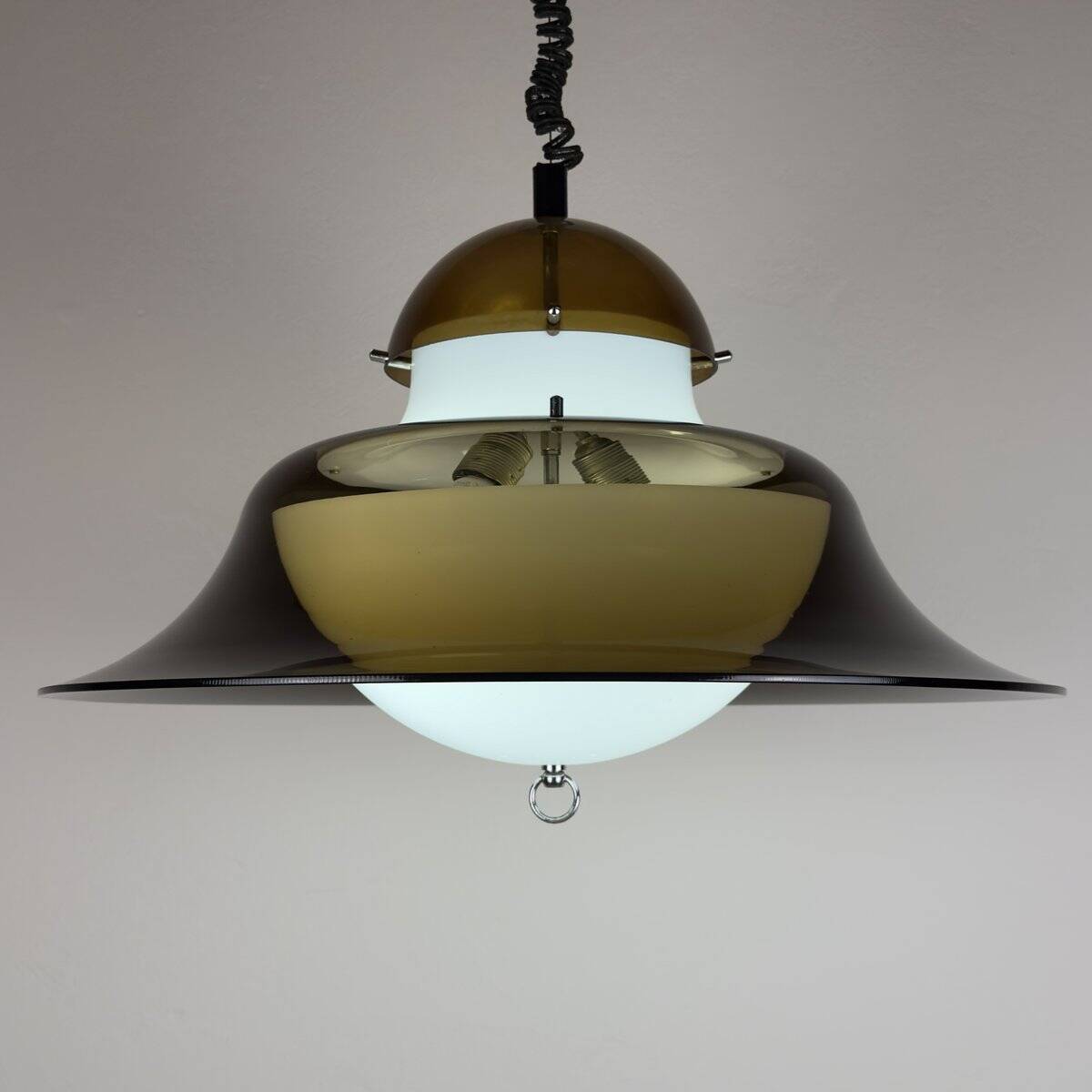 Vintage Suspension Lamp KD14 by Sijaj Hrastnik, Former Yugoslavia, 1960s
