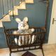 Former cradle gooseneck wooden early twentieth