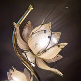 Hollywood Regency Lotus Flower Floor Lamp