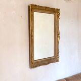 Miroir mural doré cadre Montparnasse vintage