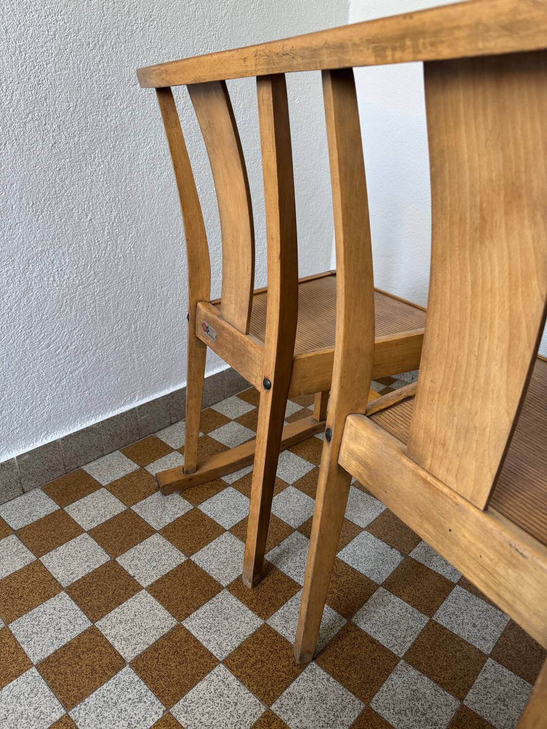 Banc d’église années 60