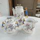 Tea service or porcelain coffee early 20th century.