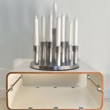 Aluminium candle holders for 13 candles, 1970s.