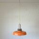 Vintage Orange Mid Century Modern Pendant Lamp Yugoslavia in the 1970's