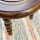Tripod stool feet coil