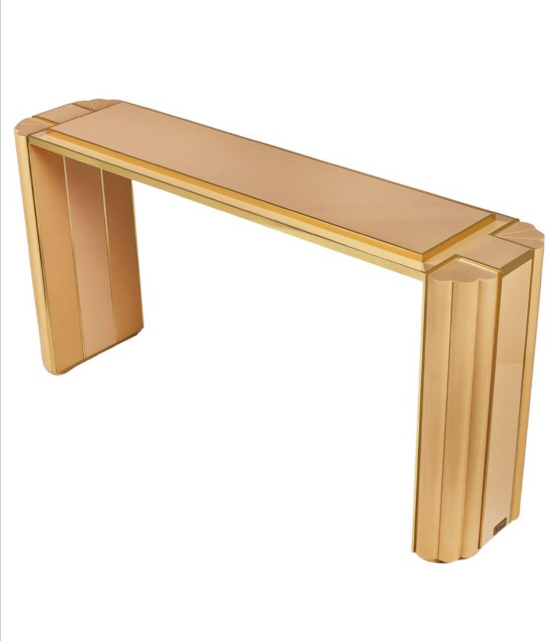 Console signée Alain Delon pour Maison Jansen, 1970