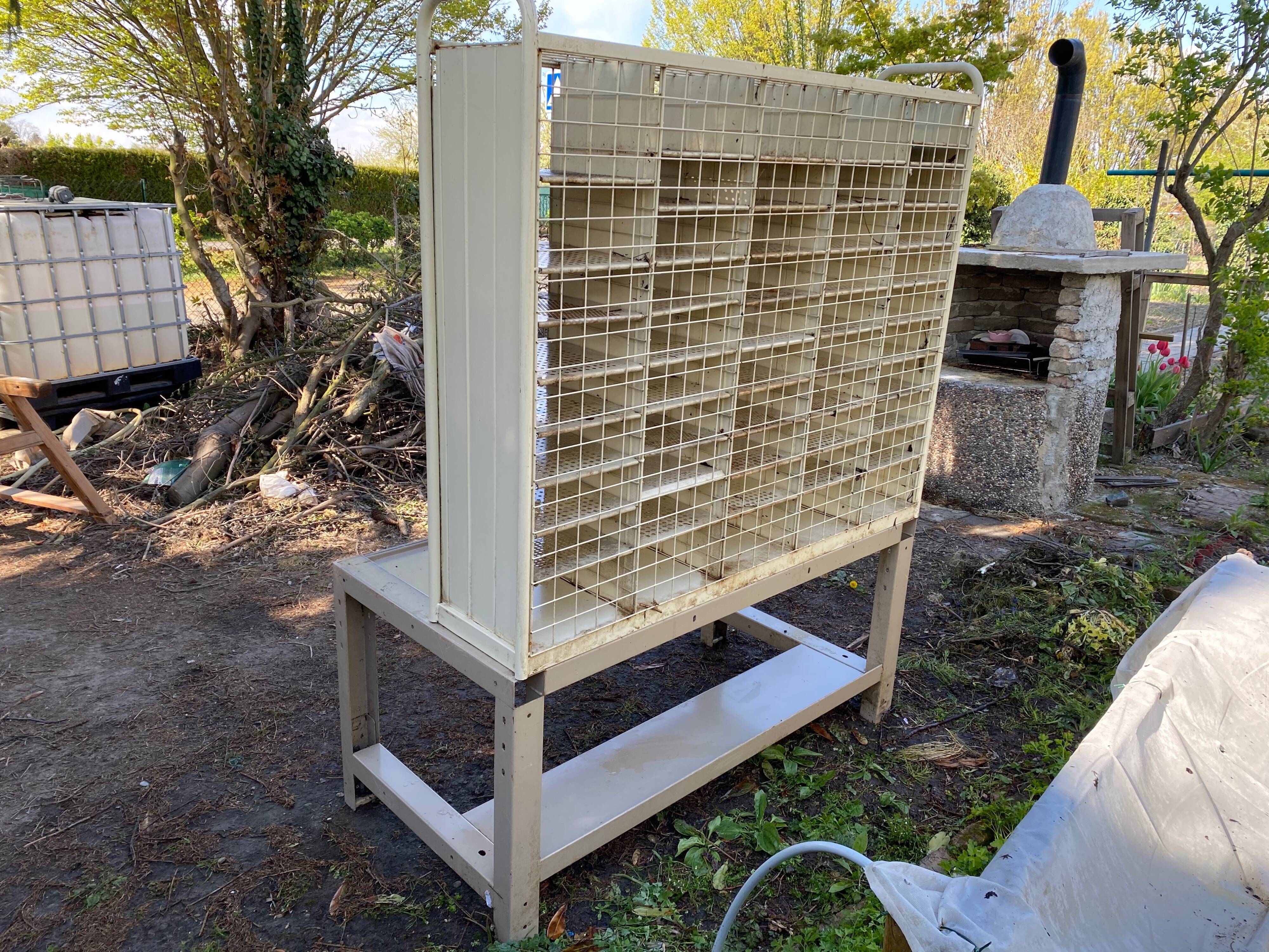 Craft furniture - vintage postal sorting furniture