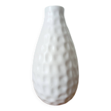 small white honeycomb ceramic vase