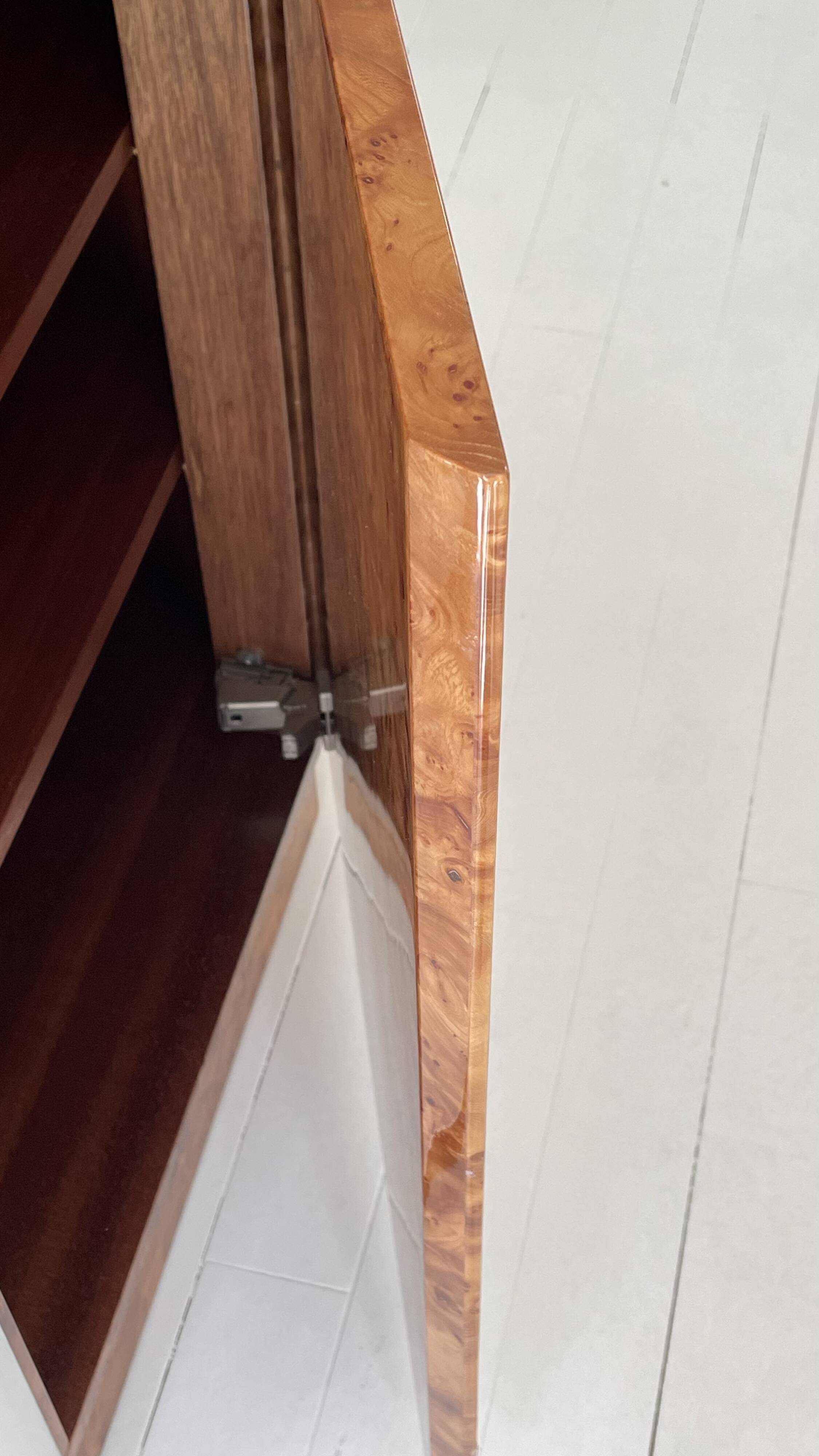 Art Deco sideboard in elm burl