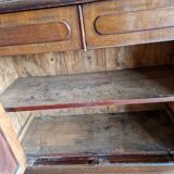 Mahogany and mahogany veneer sideboard - English work from the Victorian period - Circa 1870-1880
