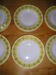 Service d'assiettes en faience pour 6 personnes : 12 pièces