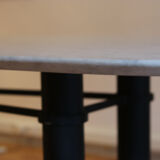 Large marble dining table, 1980s