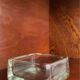 Bauhaus glass ashtray/pocket tray, Lumax design 1970