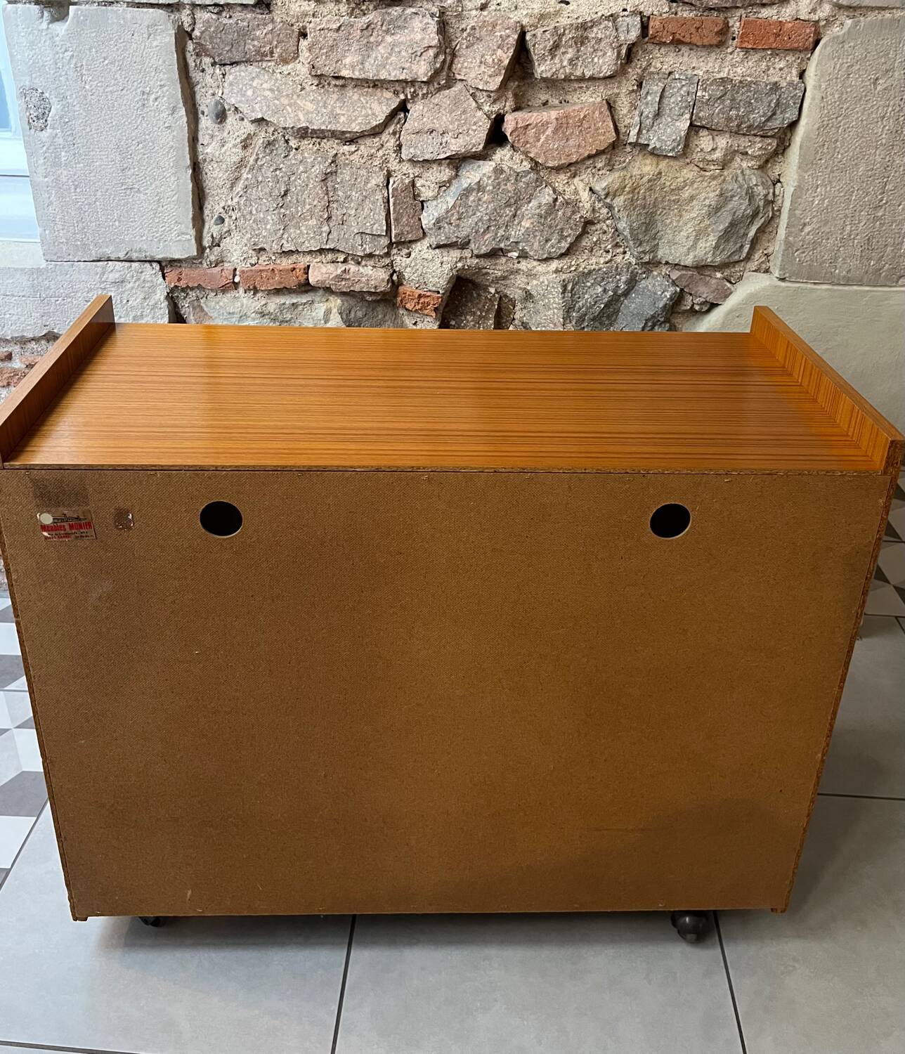 Vintage hi-fi furniture on wheels
