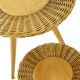 Rattan coffee table by Uluv, Czechoslovakia, circa 1960