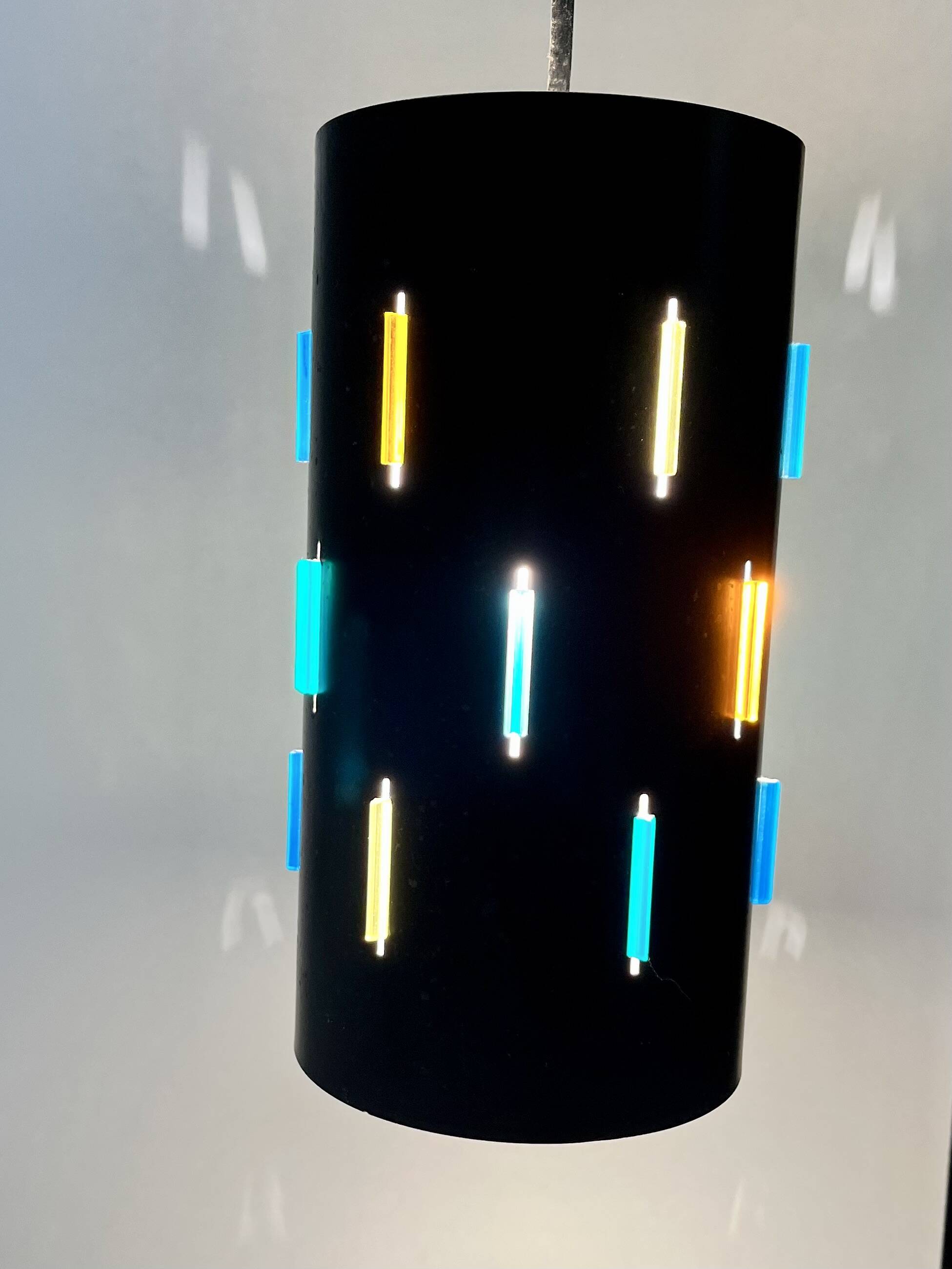 Pair of Rotaflex light fixtures from the 1960s.
