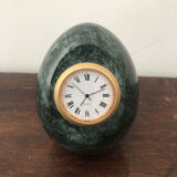 Stone paperweight clock