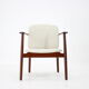 1960s Børge Mogensen Teak Armchair Model 165 Produced by Søborg Møbelfabrik, Denmark