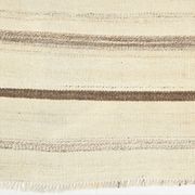 5x7 Kilim Beige & Cream Striped Kilim Rug, 161x211Cm