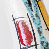 Sculptural vase Midcentury Scheurich, West Germany, 1960s