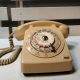 Bakelite socotel dial phone - vintage