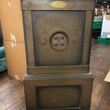 Old wood and metal safe 19th century