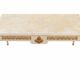 Table basse Louis XVI avec plateau marbre blanc
