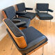 4 armchairs by Alain Richard from the 1970s.