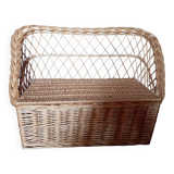 rattan bench chest