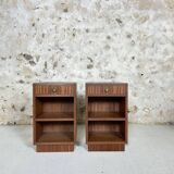 Pair of bedside tables 60s