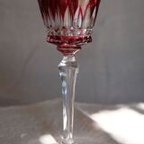 6 verres Baccarat Modèle Piccadilly en cristal doublé de couleurs