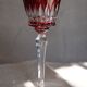 6 Baccarat glasses Piccadilly Model in colored crystal