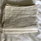 Set of 2 old coupons (tea towels) in hemp canvas
