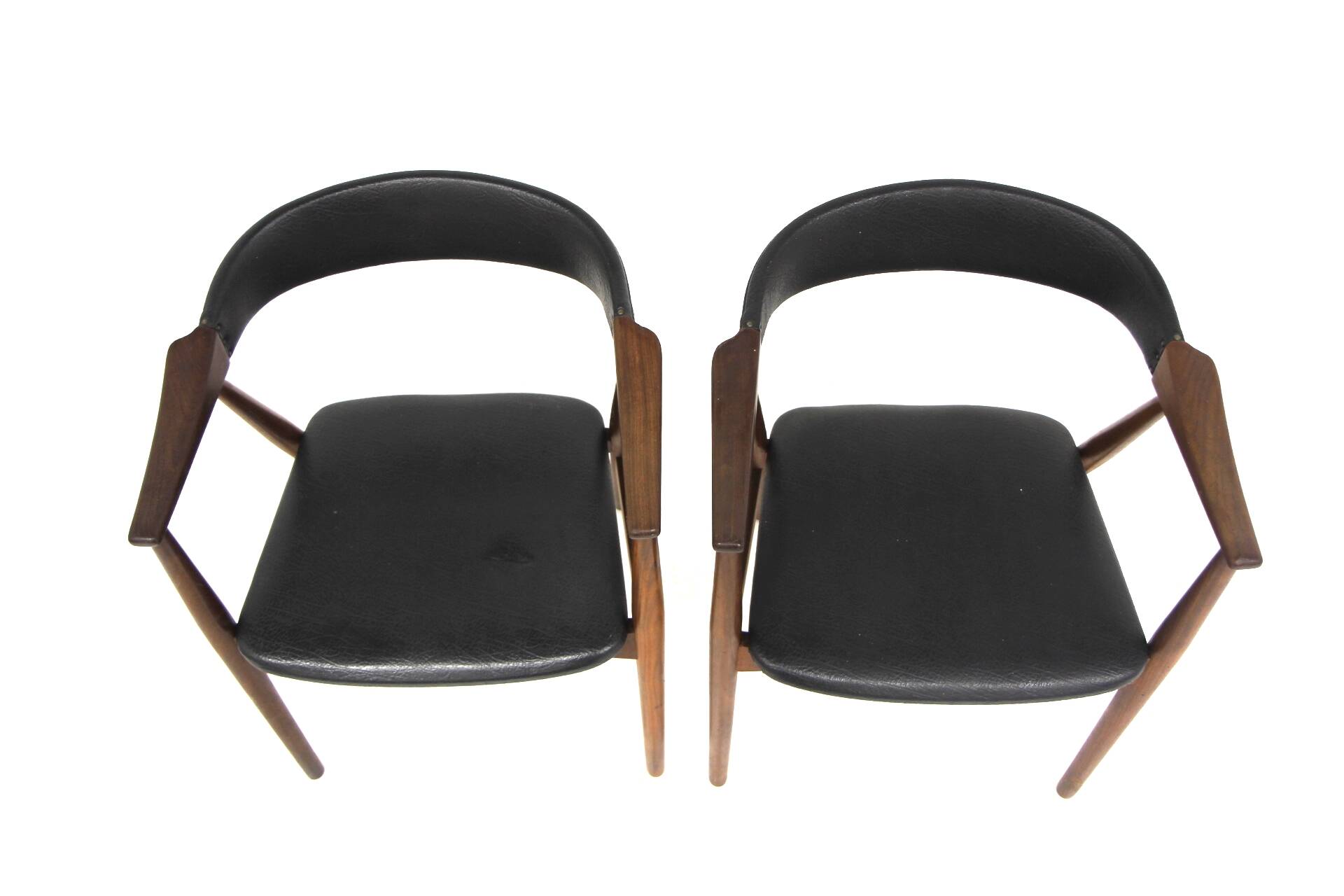 Set of 2 teak office armchairs, "Model 213" Thomas Haslev, Farstrup Møbler, Denmark, 1960