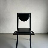 4 Black Sinus Chairs by Karl Friedrich Förster | Germany | 1990s