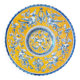 Large grotesque plate (Urbino/Castelli style), made in Italy, pei
