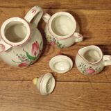 Coffee maker, sugar bowl and milk jug service Lunéville Réverbère