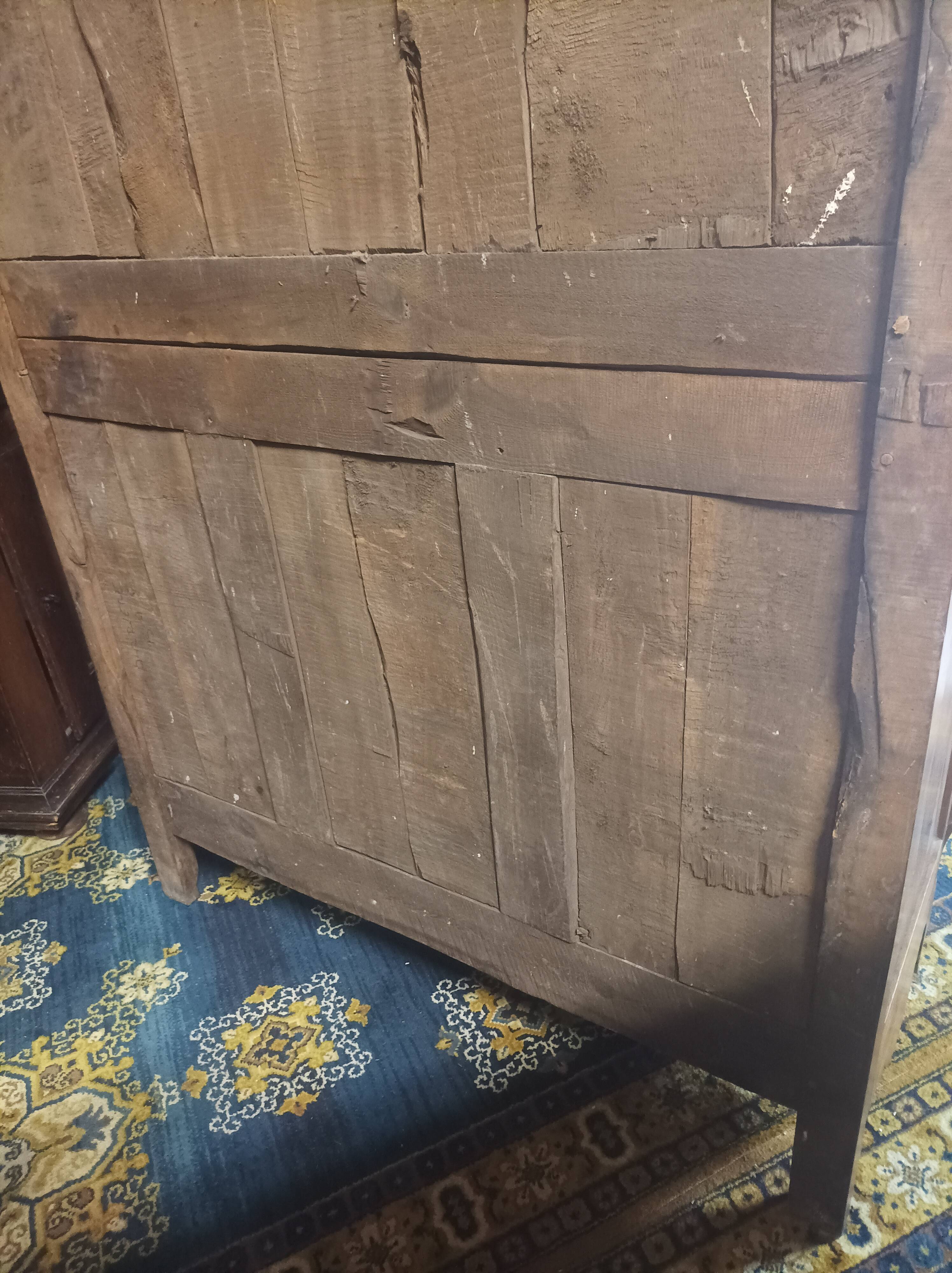 Transition wardrobe in 18th century walnut