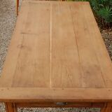 Oak farm table, 1930s/40s