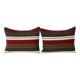 Set of 2 vintage kilim cushion covers 46x61 cm