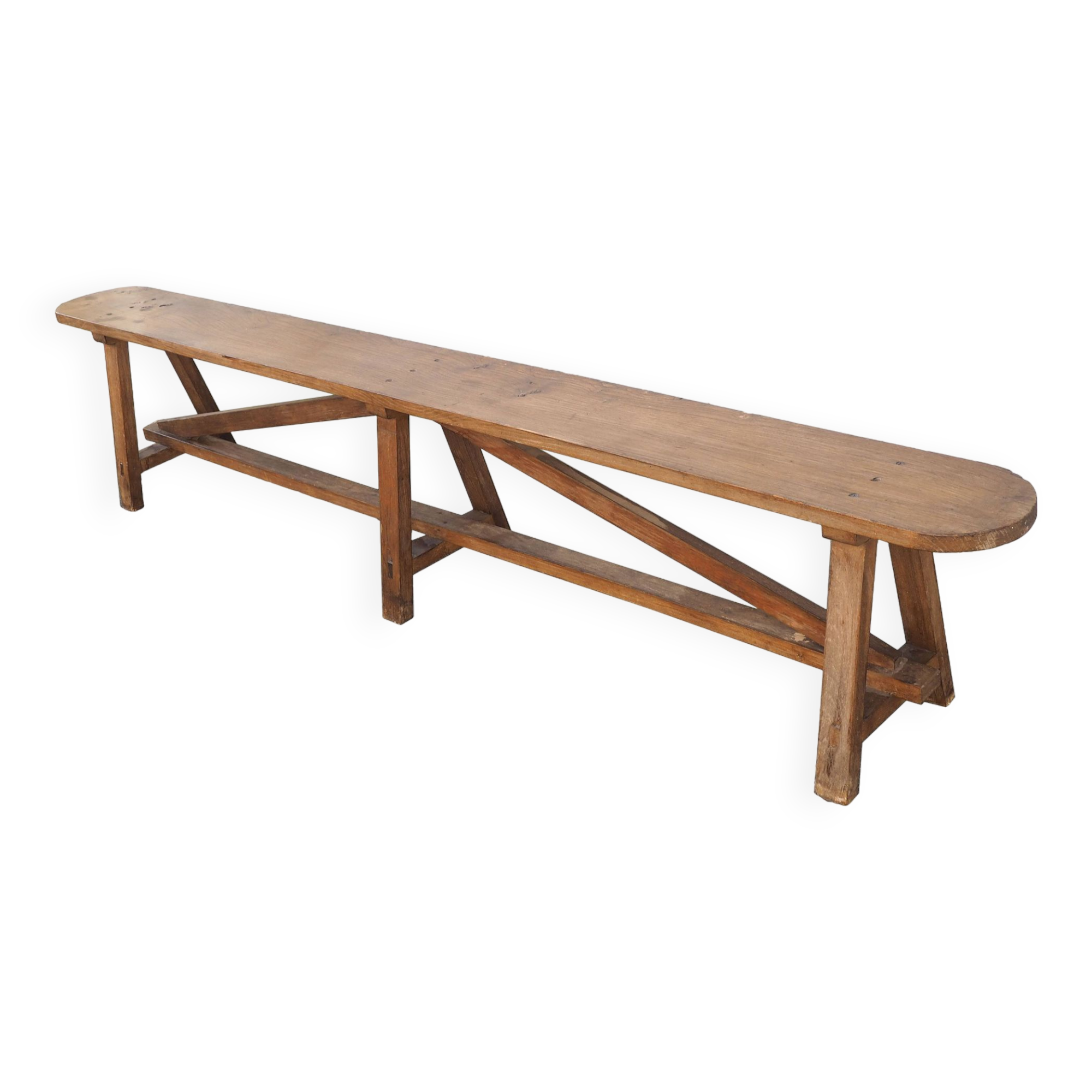 Wooden farm bench 2m43