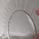 5 Duralex transparent dinner plates