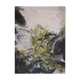 Zao wou-ki: abstract mountain landscape - original lithograph