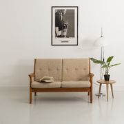 Bench, Danish sofa 2 places in teak by Gustav Thams, for Uldum Mobelfabrik, 1960