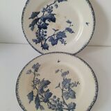 Duo of Gien plates, Groseilles model