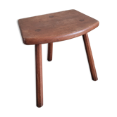 Tripod stool cowbird half round