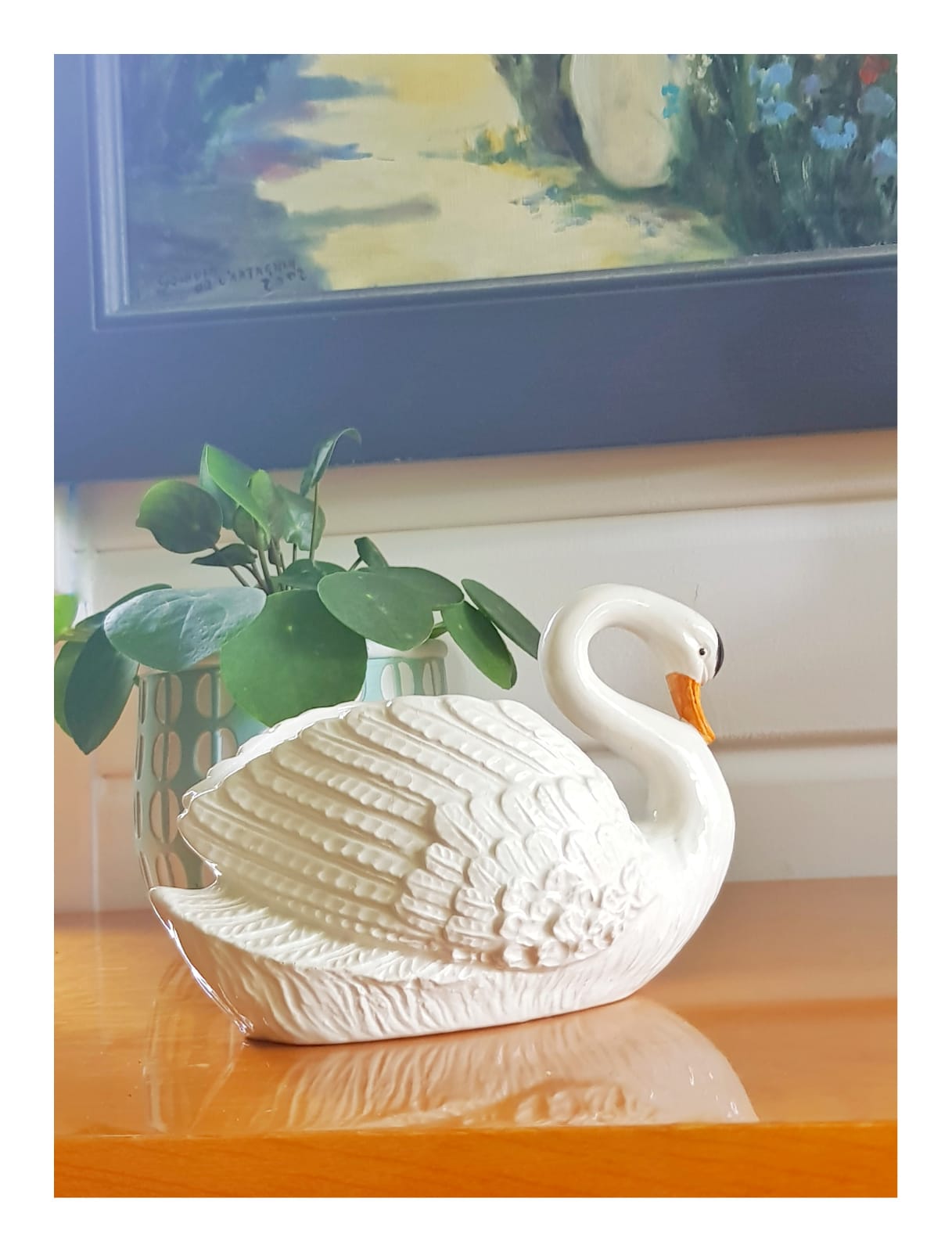Vase - pot for houseplant from the 80s-90's